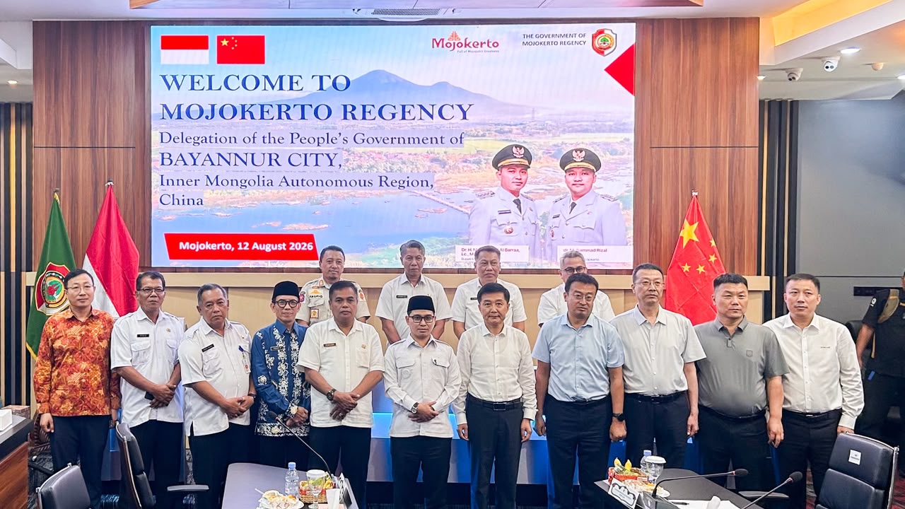 Pemkab Mojokerto Terima Kunjungan Delegasi Pemerintah Kota Bayannur Tiongkok